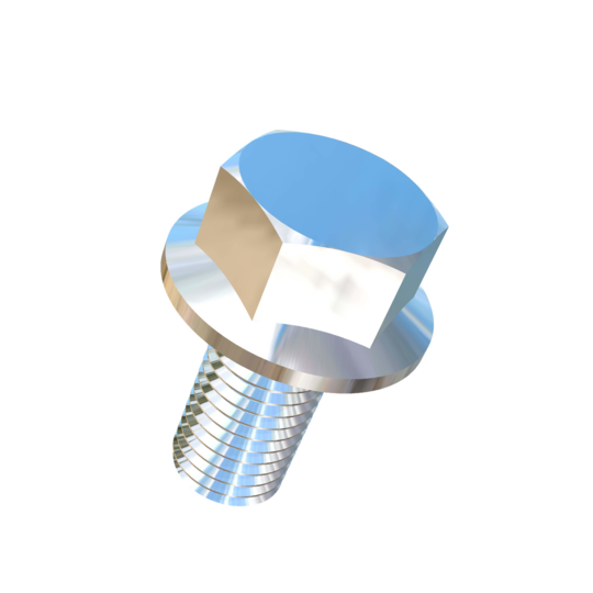 Titanium 3/4-10 X 1-1/2 UNC Allied Titanium Hex Head Flange Bolt (No Dimple)